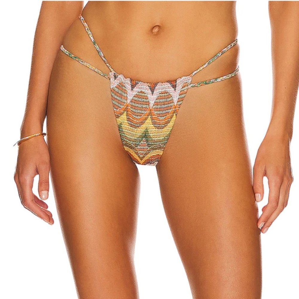 DEVON WINDSOR Ira Bikini Bottom BOHEMIAN WAVE SIZE SMALL